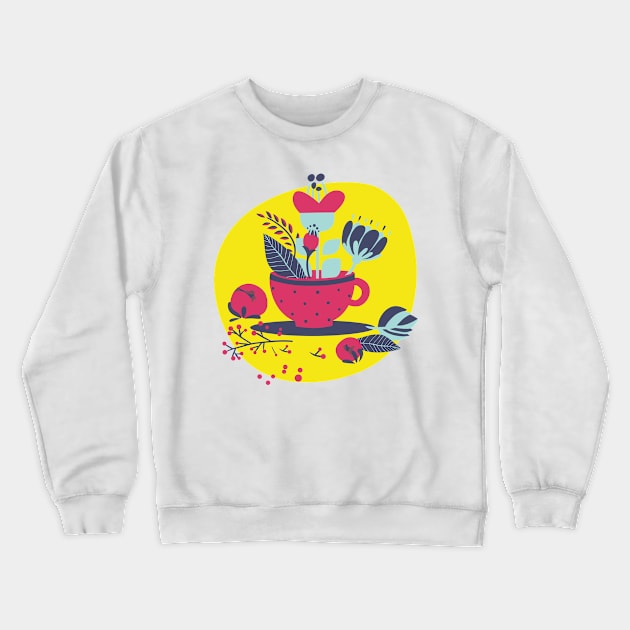 Happiness is Always Homemade Crewneck Sweatshirt by designdaking